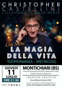 Locandina spettacolo di CHRISTOPHER CASTELLINI