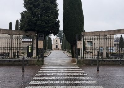 Ingresso del cimitero di Montichiari