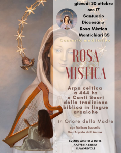 Locandina concerto di Rosa Mistica ottobre 2025